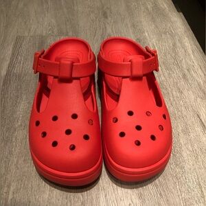 Crocs Classic Red Mary Jane Clog size 10 women’s.